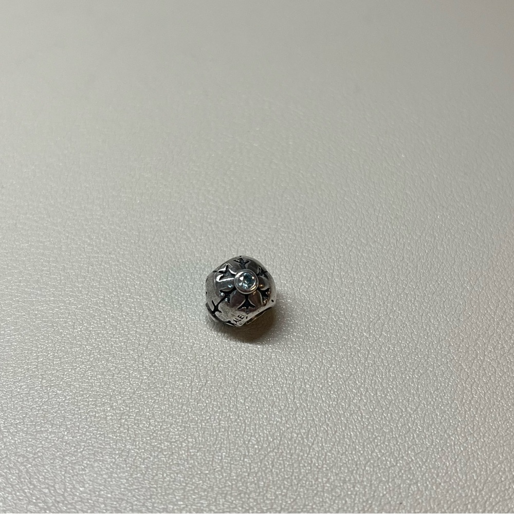 Retired Pandora Charm - Snowflake - image 5